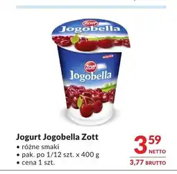 Makro Jogurt owocowy Jogobella Zott oferta