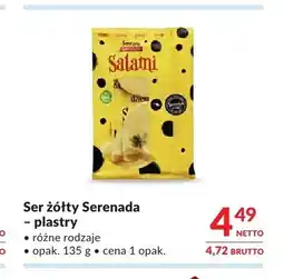 Makro Ser żółty Salami Serenada plastry oferta