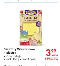 Makro Ser żółty Gouda Włoszczowa plastry oferta