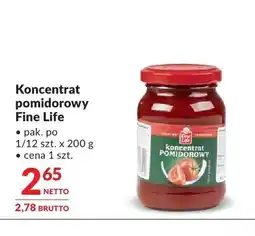 Makro Koncentrat pomidorowy Fine Life oferta