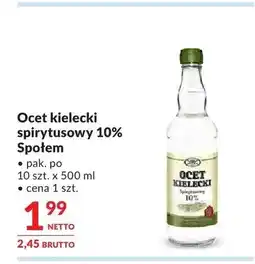 Makro Ocet kielecki spirytusowy 10% Społem oferta