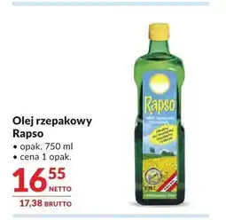 Makro Olej rzepakowy Rapso oferta