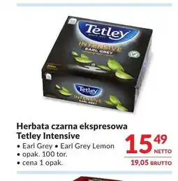Makro Herbata czarna ekspresowa Tetley Intensive Earl Grey oferta