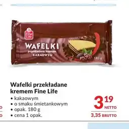 Makro Wafelki przekładane kremem Fine Life kakaowym oferta