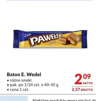 Makro Baton Pawełek E. Wedel oferta