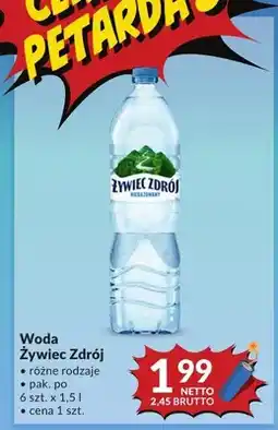 Makro Woda Żywiec Zdrój oferta