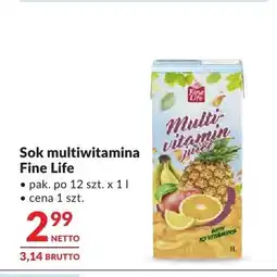 Makro Sok multiwitamina Fine Life oferta