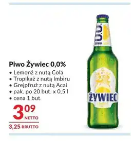 Makro Piwo bezalkoholowe Żywiec Lemonż z nutą Cola oferta