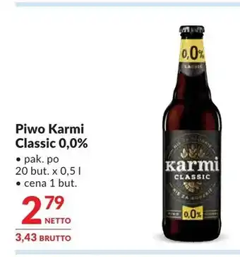 Makro Piwo bezalkoholowe Karmi Classic oferta