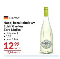 Makro Napój bezalkoholowy Spirit Garden Zero Mojito oferta