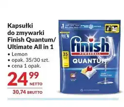 Makro Kapsułki do zmywarki Finish Quantum Lemon oferta