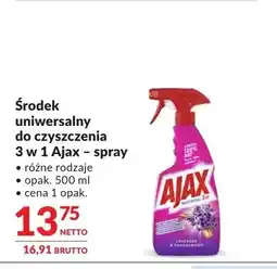 Makro Środek uniwersalny do czyszczenia 3 w 1 Ajax spray oferta