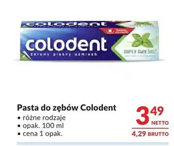 Makro Pasta do zębów Colodent Super Świeżość oferta