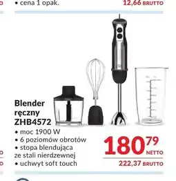 Makro Blender ręczny ZHB4572 oferta