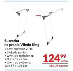 Makro Suszarka na pranie Vileda King oferta