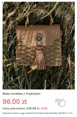 Torebka damska Monnari mała z frędzlami