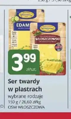 Marketvita Ser twardy w plastrach Włoszczowski oferta
