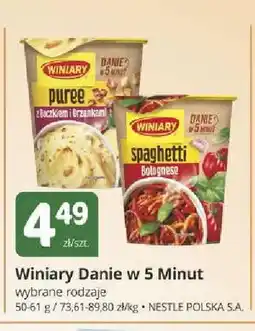 Marketvita Danie w 5 Minut Winiary Puree z boczkiem i grzankami oferta