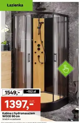 Leroy Merlin Kabina z hydromasażem WOOD 90 cm oferta