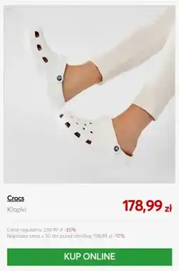 eobuwie Klapki Crocs oferta