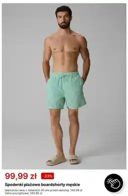 4F Spodenki plażowe boardshorty męskie oferta
