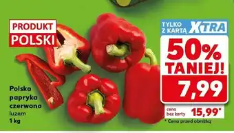Kaufland Papryka czerwona polska oferta