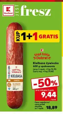 Kaufland Kiełbasa żywiecka Stąd takie Dobre! oferta