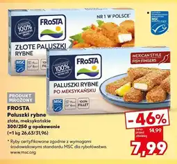 Kaufland Paluszki rybne Frosta złote oferta