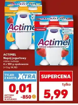 Kaufland Napój jogurtowy Actimel Wieloowocowy 4-pak oferta