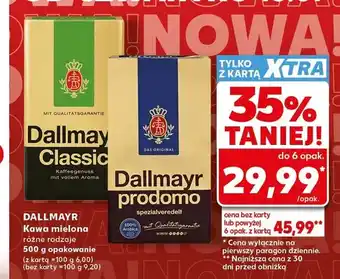 Kaufland Kawa mielona Dallmayr Classic oferta