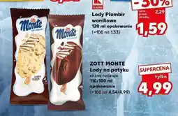 Kaufland Lody na patyku Zott Monte Cookie Crunch oferta