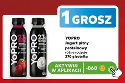 Kaufland Jogurt pitny proteinowy YoPro truskawka malina oferta