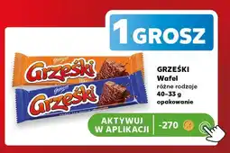 Kaufland Wafel Grześki o smaku toffi w czekoladzie oferta