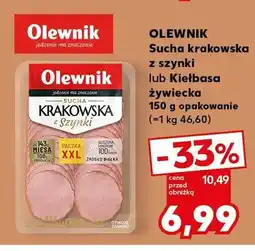 Kaufland Kiełbasa żywiecka Olewnik oferta