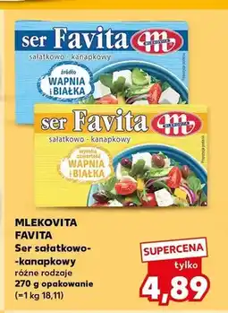 Kaufland Ser sałatkowo-kanapkowy Favita Mlekovita 18% oferta