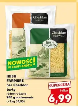 Kaufland Ser Cheddar tarty Mild Red Irish Farmers oferta