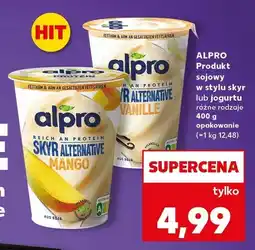 Kaufland Produkt sojowy Alpro Skyr Alternative Mango oferta