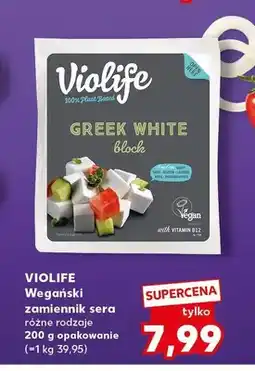 Kaufland Wegański zamiennik sera Violife Greek White block oferta