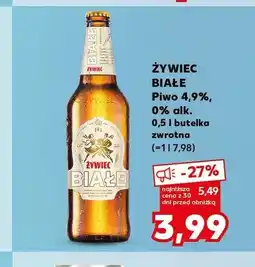 Kaufland Piwo bezalkoholowe Żywiec Białe oferta