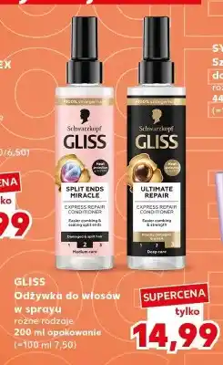 Kaufland Odżywka do włosów w sprayu Gliss Ultimate Repair oferta