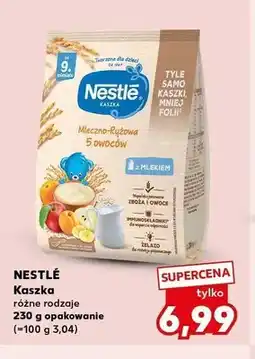 Kaufland Kaszka mleczno-ryżowa Nestlé 5 owoców oferta