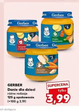 Kaufland Danie dla dzieci Gerber jarzynki z cielęciną oferta