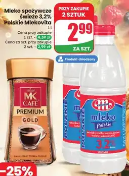 Dino Mleko spożywcze świeże 3,2% Polskie Mlekovita oferta