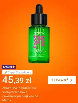 Allegro Olejek do włosów Matrix Food For Soft oferta