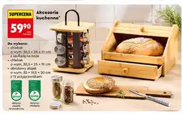 Biedronka Akcesoria kuchenne (chlebak lub stojak z przyprawnikami) oferta
