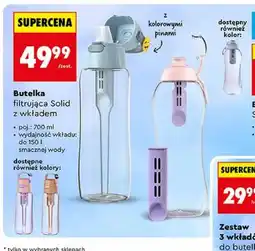 Biedronka Dafi Butelka filtrująca Solid z wkładem oferta