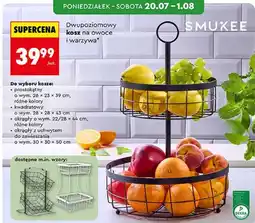 Biedronka Smukee Dwupoziomowy kosz na owoce i warzywa oferta