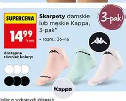 Biedronka Skarpety damskie lub męskie Kappa, 3-pak oferta