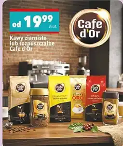 Biedronka Kawa ziarnista lub rozpuszczalna Cafe d'Or oferta