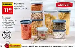 Biedronka Pojemniki na produkty sypkie i suche Curver oferta